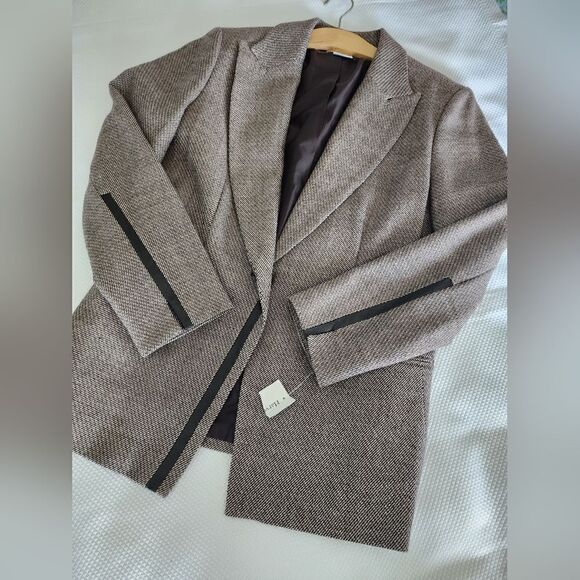 Harve Benard wool trim leather brand New with tags trousers and jacket suit - Picture 14 of 16